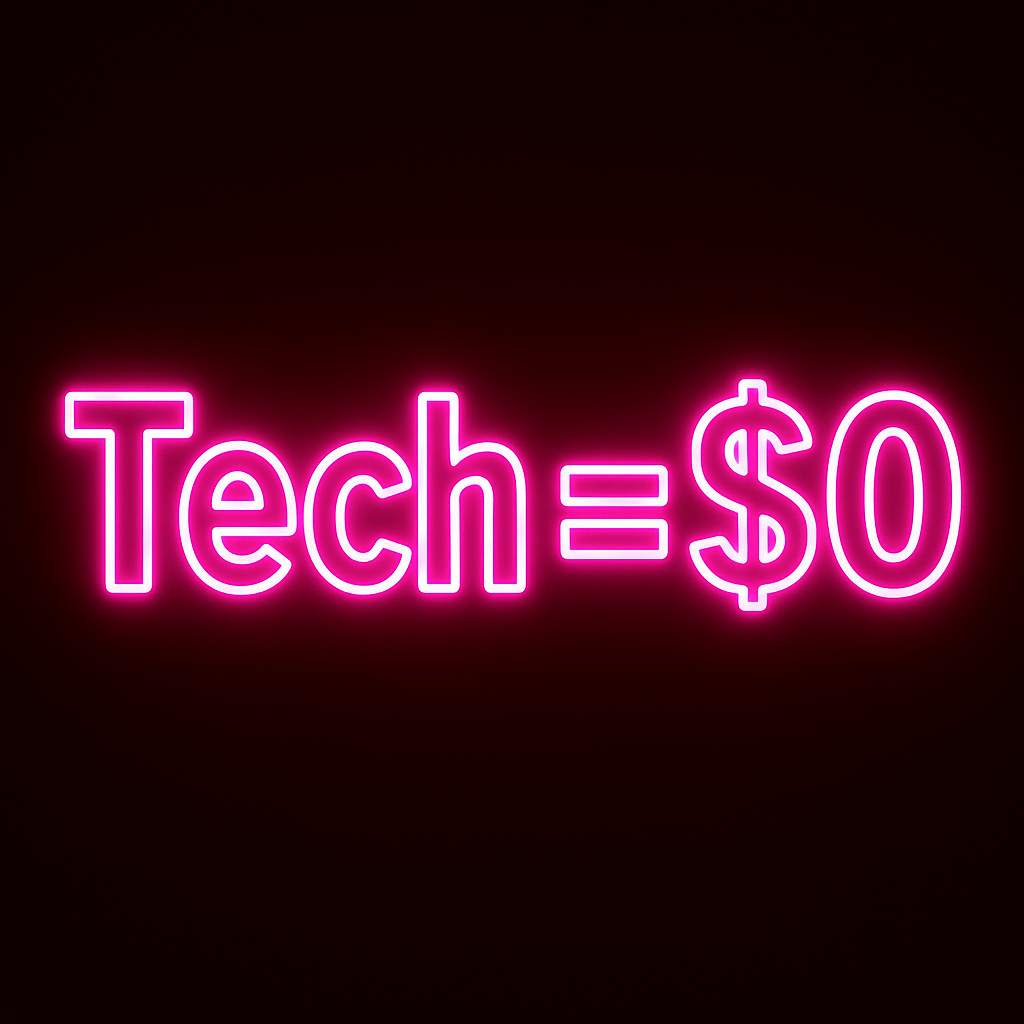 Tech = $0 — but can you really start a startup?